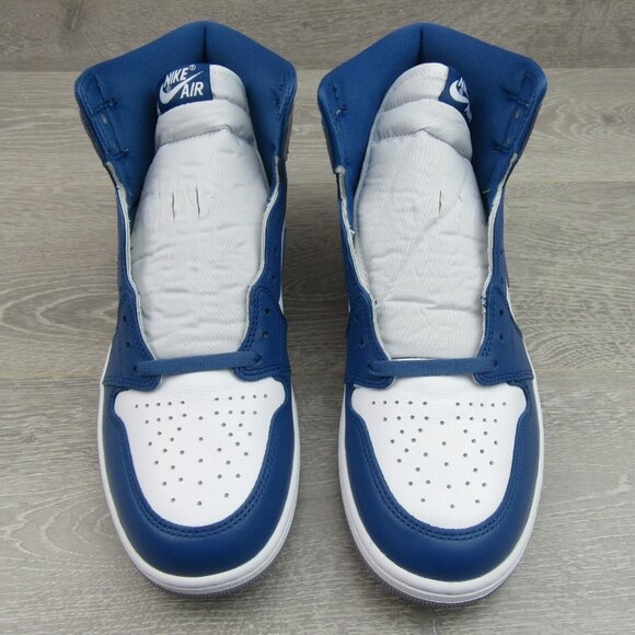 Air Jordan 1 Retro High OG True Blue Mens Size 12 Shoes NEW - Picture 6 of 15